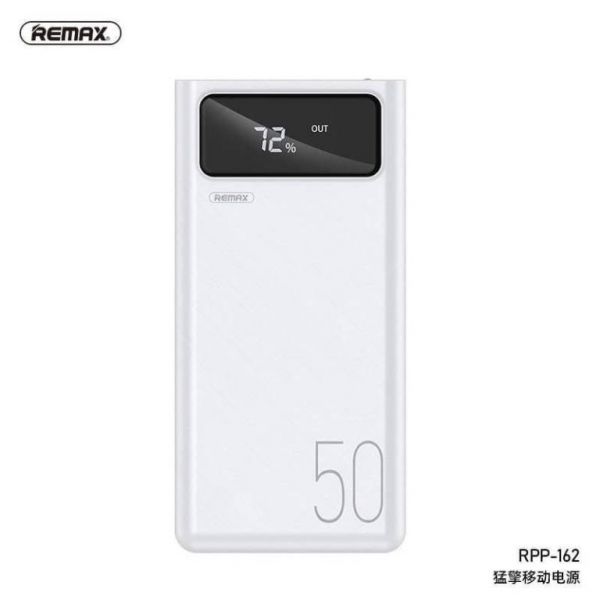 Remax RPP-162 50,000mah power bank with 4usb outputs & 3usb inputs